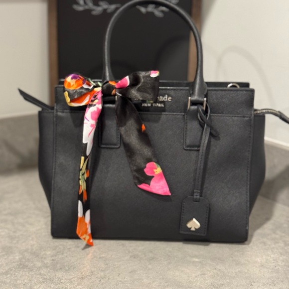kate spade Handbags - Kate Spade Cameron Street Medium Black Leather Satchel! Very Gently Used!